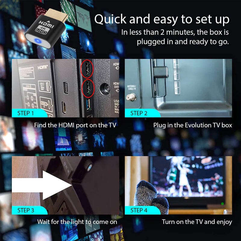 TV Streaming Device - Receive all channels for free - No monthly fees
