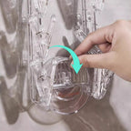 Suction cup collapsible clothes hanger with clip
