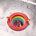 Little Monster Colorful Foldable Sink Strainer Basket