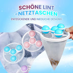 Washing machine mesh bag hair filter