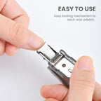 Mini foldable nail cutter with keyring