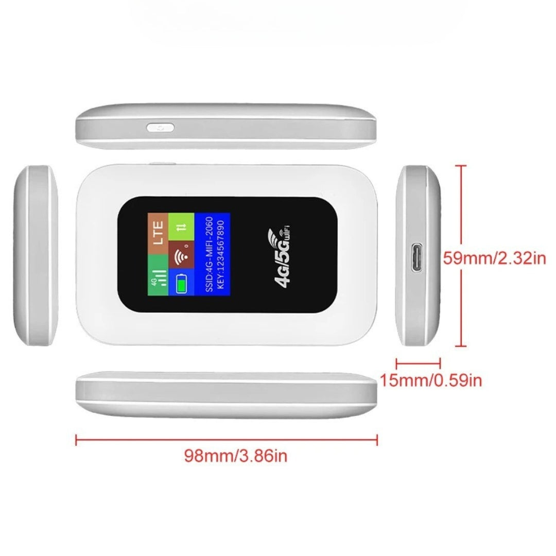 Portable WiFi Router for Travel – 5G WiFi Dongle for Seamless Connectivity Anywhere