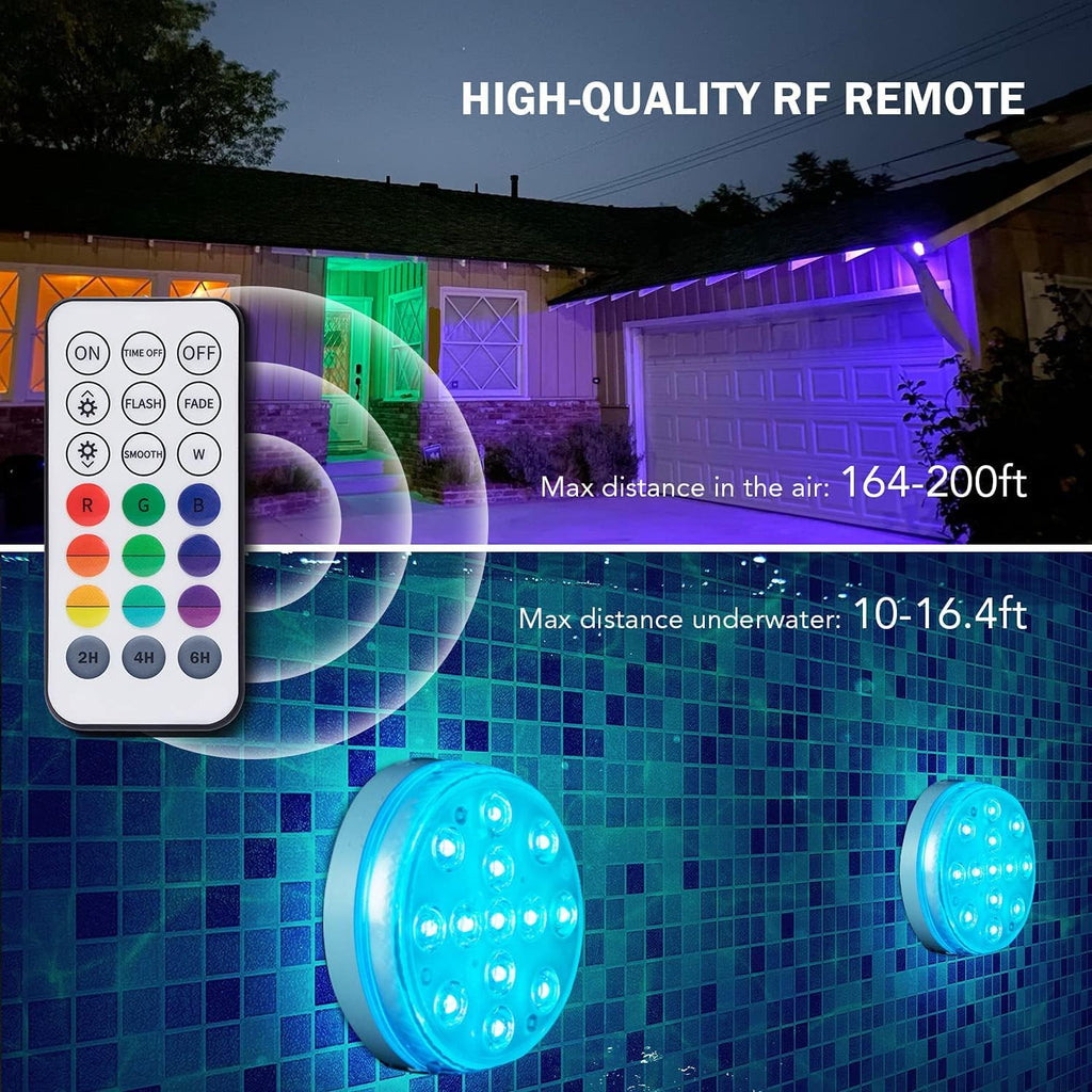 LED pool lighting (4-pack)