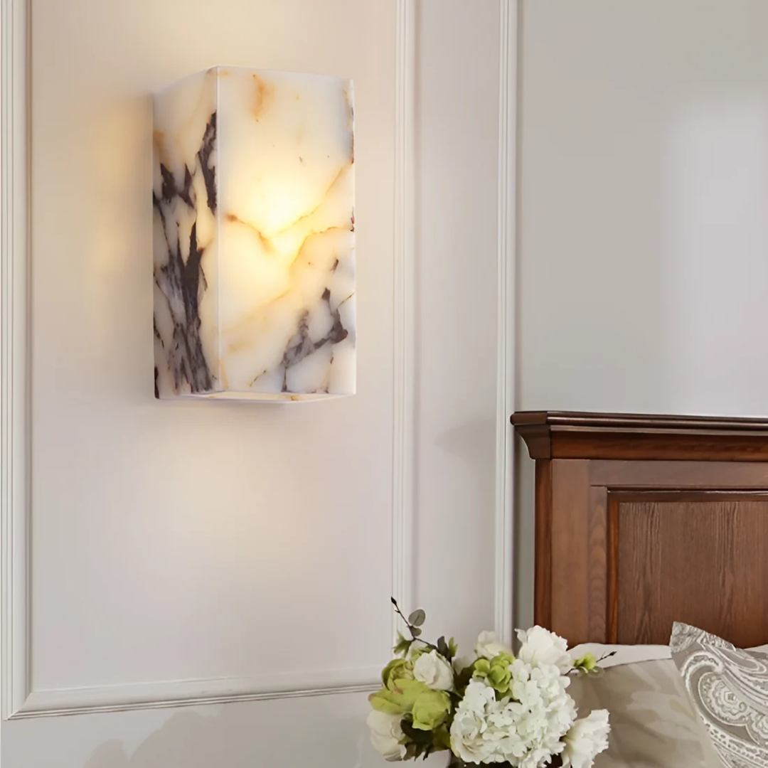 Luxury Marble Natural Stone Wall Lamp