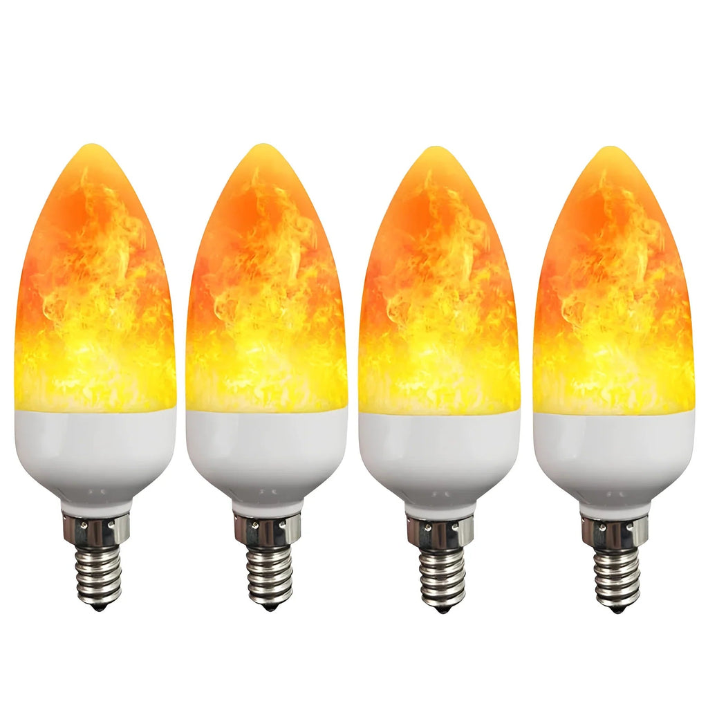 Flame Effect Lamp – 9W LED Light Bulb with Realistic Flame Glow