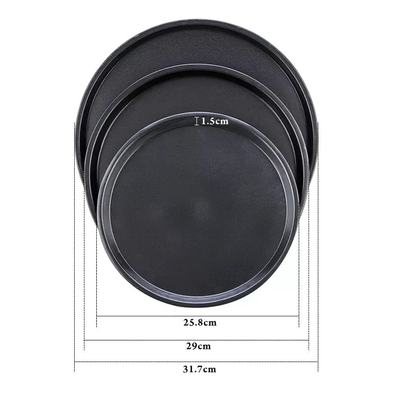 Set Of 3 Pizza Pan Non-Stick