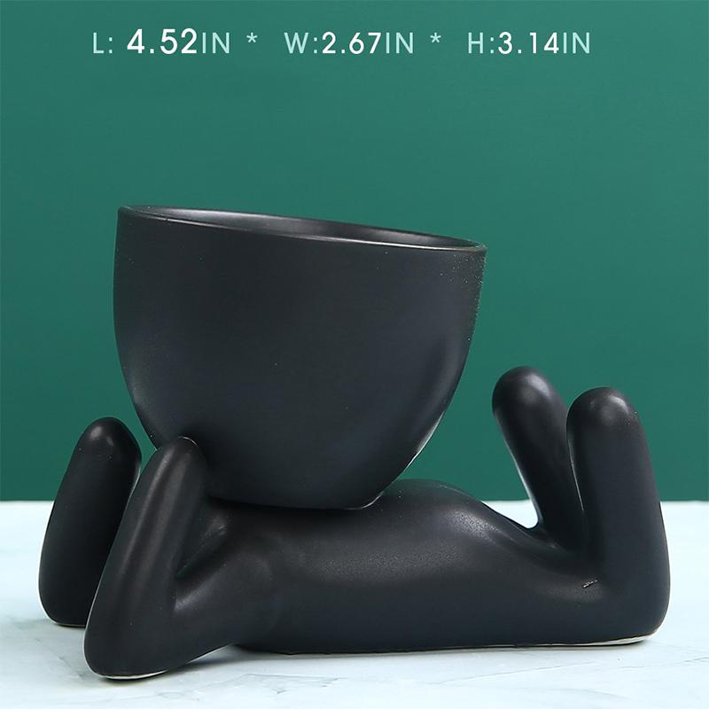 Ceramic Figure Pots Ornament
