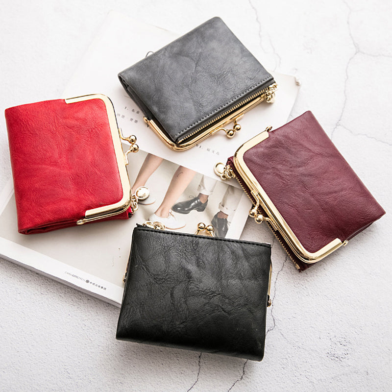 Mini Fashion Women's Square Short Wallet
