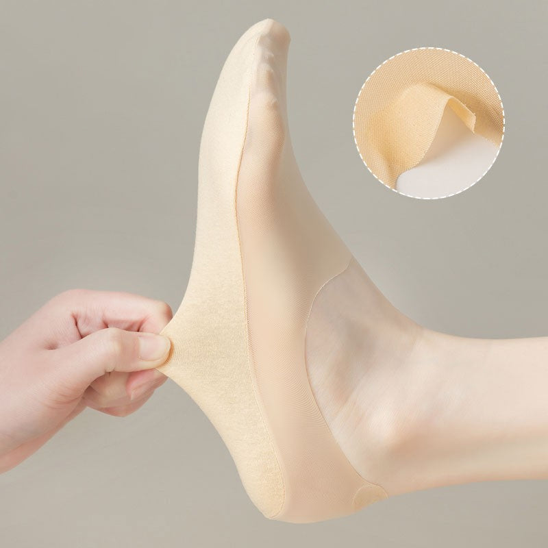 Invisible Breathable Socks made of Ice Silk