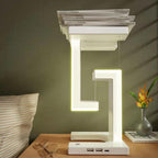 The floating wireless charging lamp