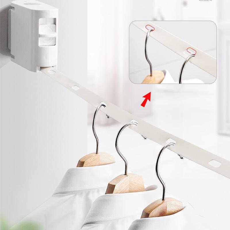 Glue-Free Indoor Invisible Clothesline