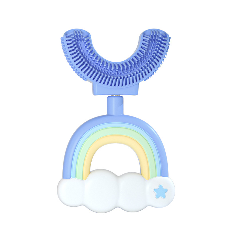Silicone Children's Toothbrush U-Design Rainbow