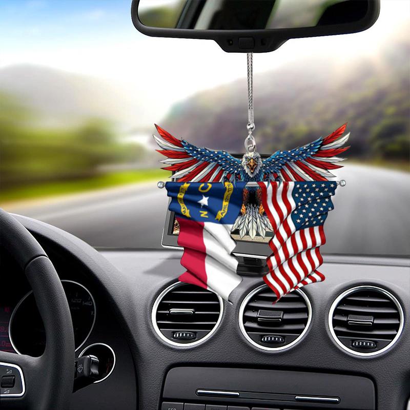Eagle Flag Hanging Ornaments for Car