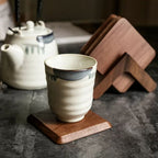 Sleek Stack Wooden Coaster Set | 6pcs