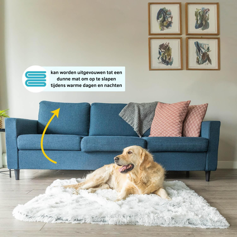 Luxury Calming Dog Blanket – Soft, Pet-Friendly Fabric for Enhanced Sleep and Comfort, Machine Washable, Multiple Sizes Available