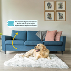 Luxury Calming Dog Blanket – Soft, Pet-Friendly Fabric for Enhanced Sleep and Comfort, Machine Washable, Multiple Sizes Available
