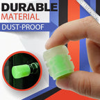 Universal fluorescent valve caps for tires, 4 pieces