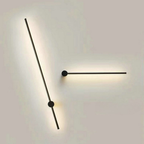 Minimalist Wall Lamp with Plug and LED Light