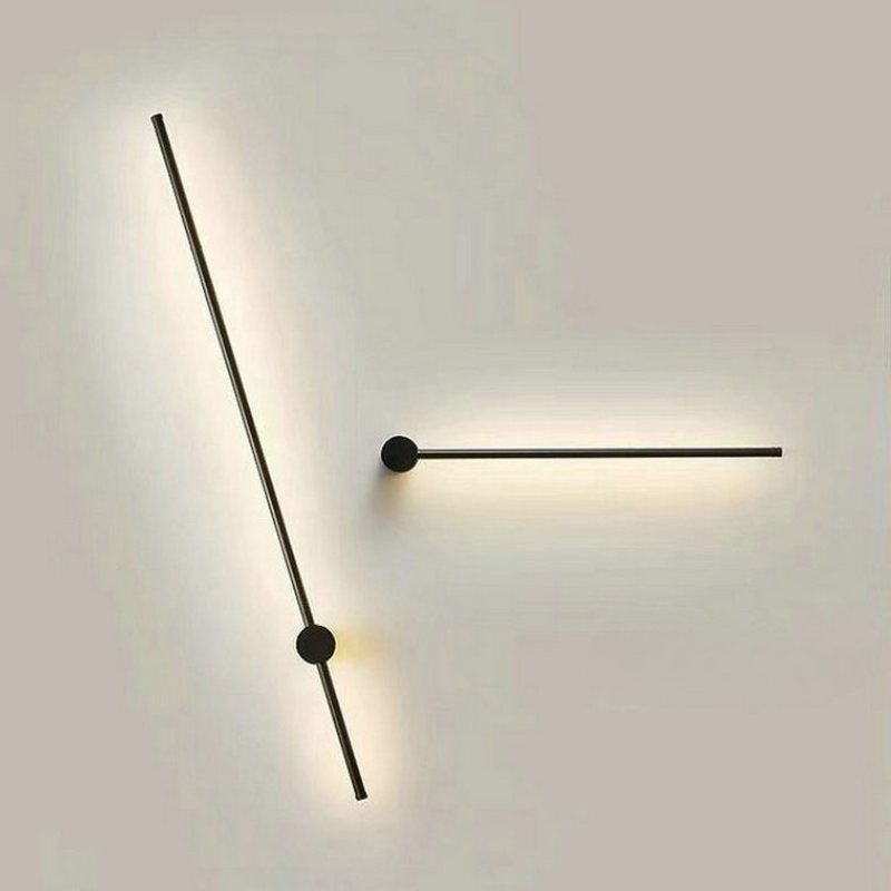 Minimalist Wall Lamp with Plug and LED Light
