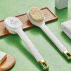 Massage cleaning brush with long handle