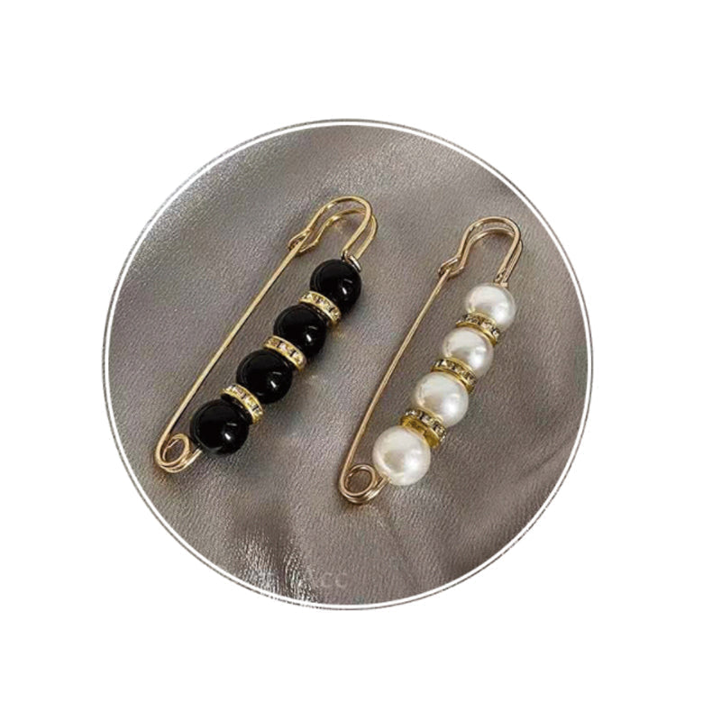 Fancy Rhinestone Safety Pins Brooch