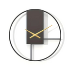 Aurum | Large Wall Clock Modern Black 40 cm Minimalistic