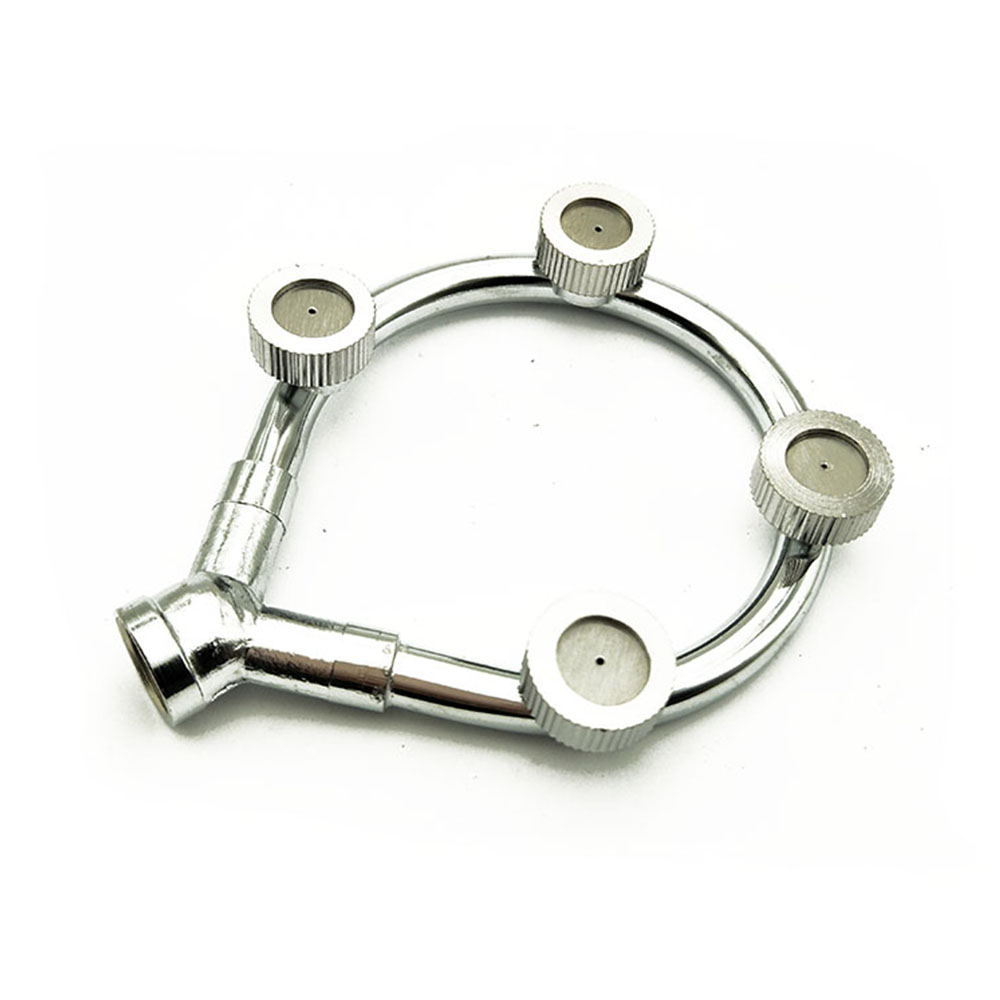 High pressure stainless steel ring multi nozzle – Efficient spray attachment for garden irrigation