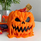 Resin Pumpkin Halloween Candy Bowl