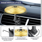 Car air vent decoration – mini drum cymbals