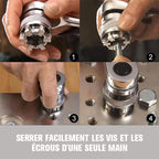 Universal adjustable magic nut socket key