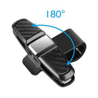 Sunglasses holder for car visor