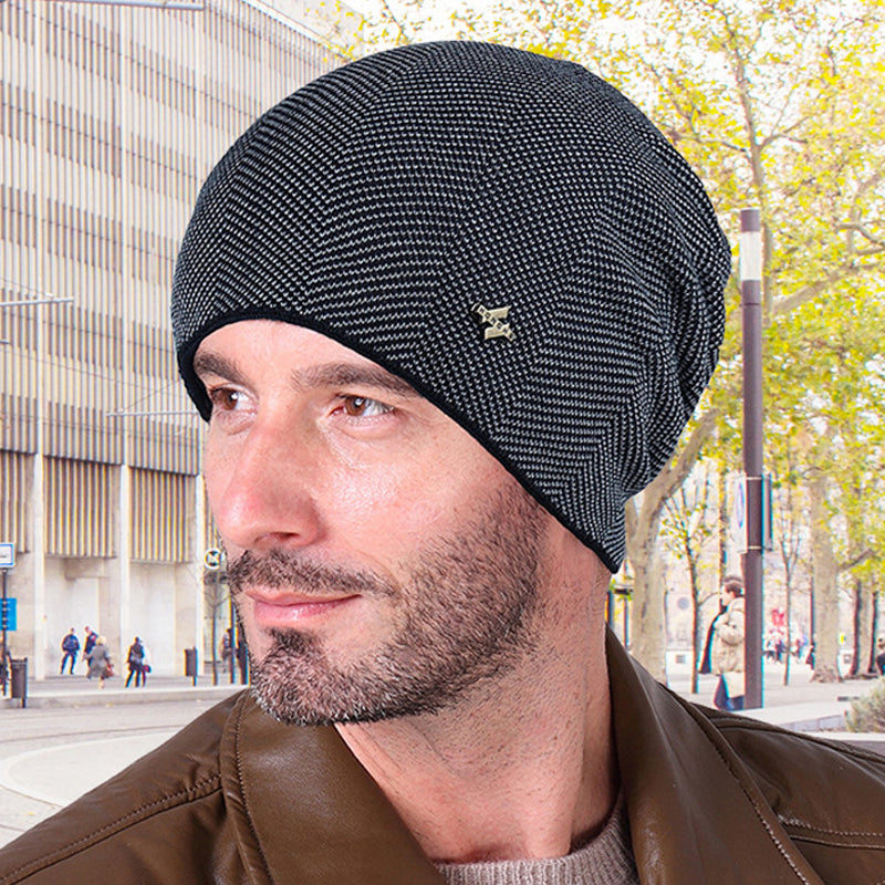 KNITTING WOOL BEANIE