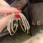 Shining Diamond Earrings