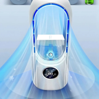 BrisaFlow Table Air Cooler | 3-in-1 Cooling & Humidification | Bladeless Design | USB & Timer