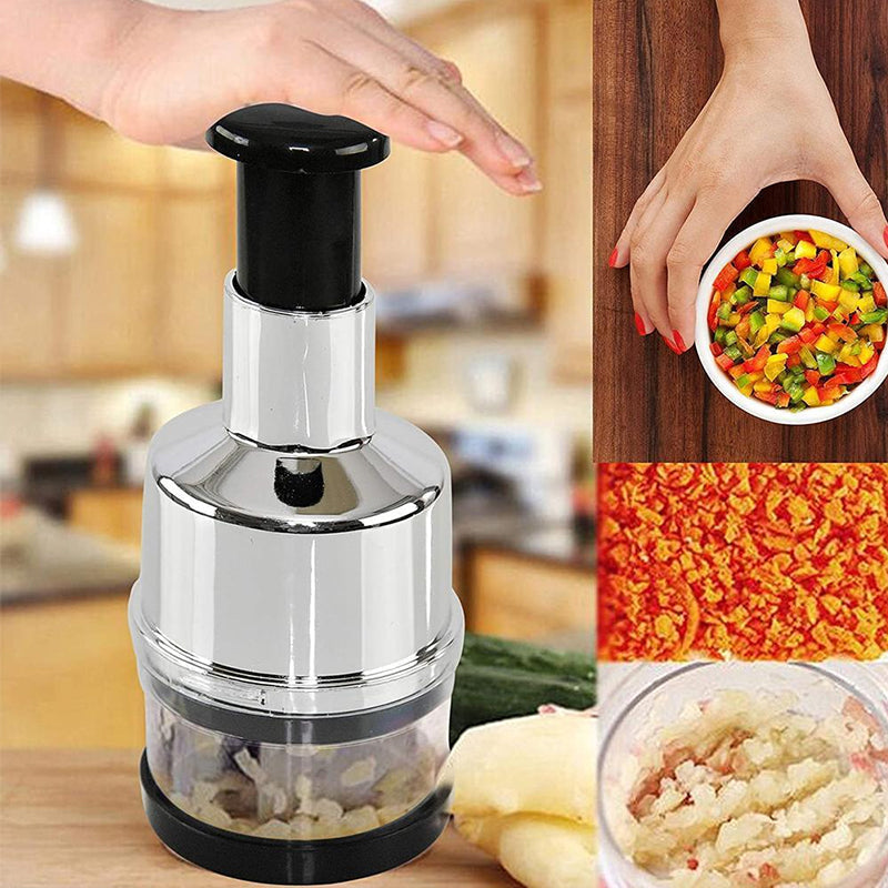 Stainless Steel Garlic Press