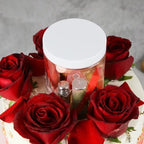 Modern cake base with easy slicing