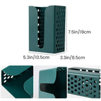 Wall-mounted hollow tissue box