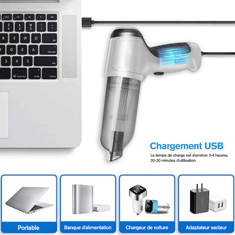 Mini cordless handheld vacuum cleaner