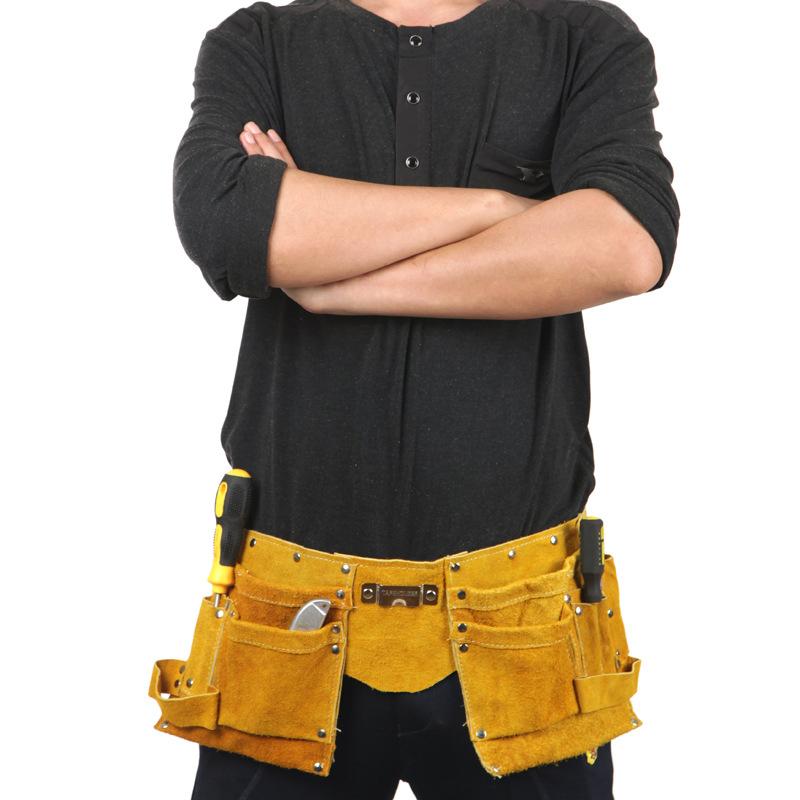 Tool bag with adjustable waist belt - Tool belt for men