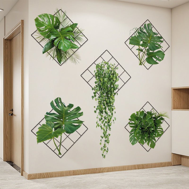 Plant stickers - Illusion of realistic plants - Decorate in style