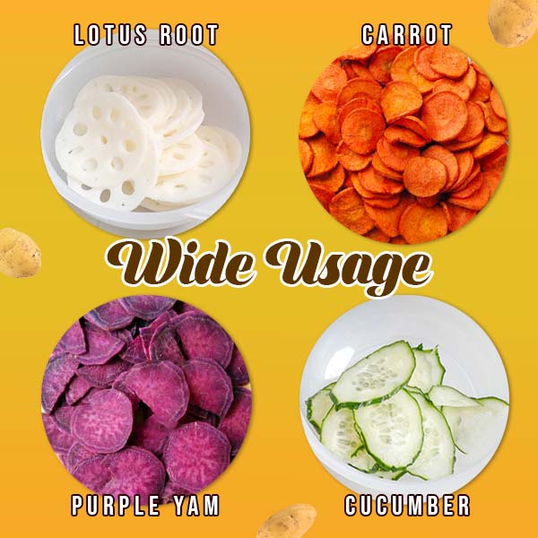 Homemade Potato Chips Microwave Bowl
