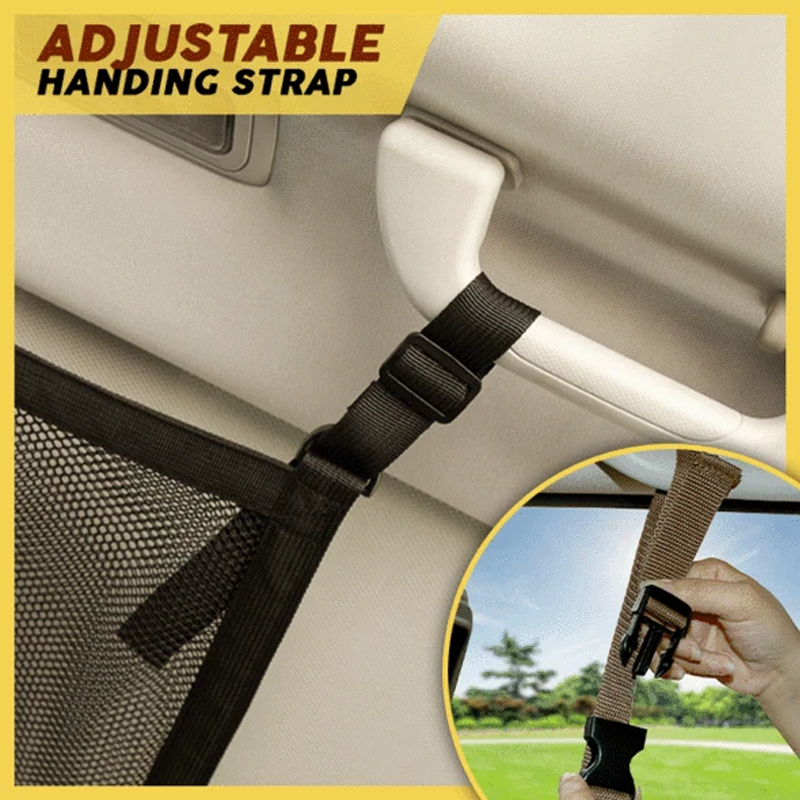 Car blanket storage net