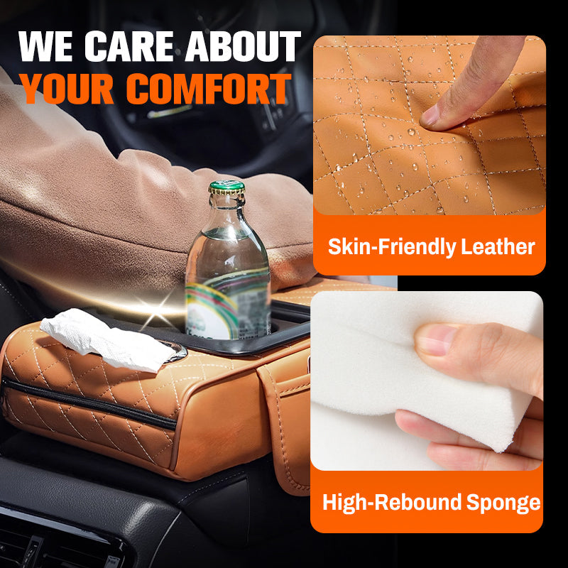 Integrated multifunctional riser cushion for car armrests under pressure