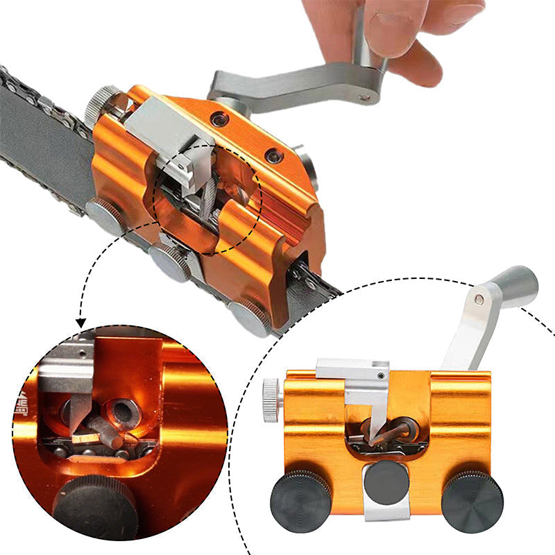 Chainsaw Chain Sharpening Device