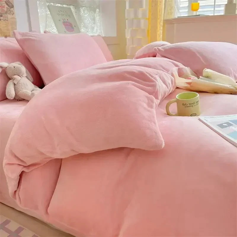 Verdict Flannel Fleece Duvet Cover - CozyCover
