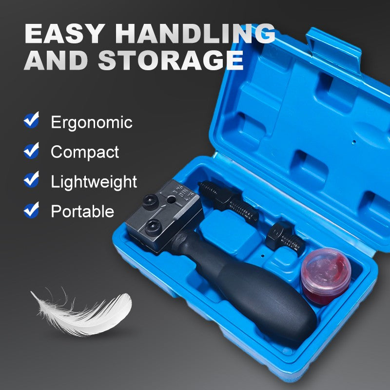 Universal tool for flaring brake lines for cars