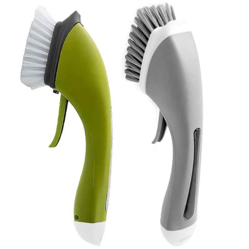 Cleaning brush with long handle