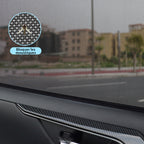 Magnetic holder for car window shade dispenser