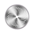 Alloyed saw blade for lawn mower