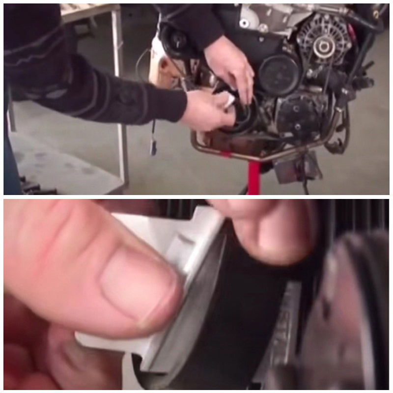 Stretch Belt Installation Tool Pair with 290°F Heat Resistance for Vehicle Repairs